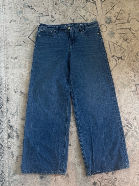 J. Crew Denim - J.Crew 84 Low Rise Wide Leg Jeans in Medium Blue